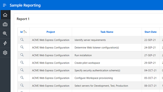 APEX Classic Reports and Comment Template