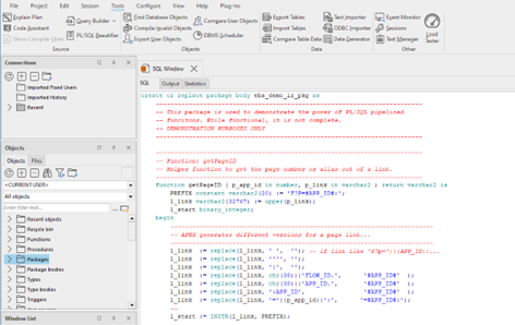 APEX SQL Workshop – a One-Stop Shop for APEX development projects?