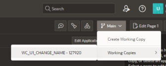 Application Working Copies in APEX