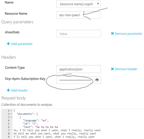 Azure Text Analytics AI