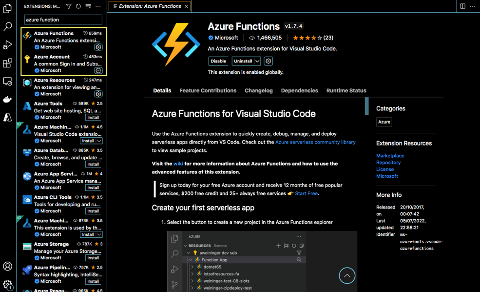 Azure functions
