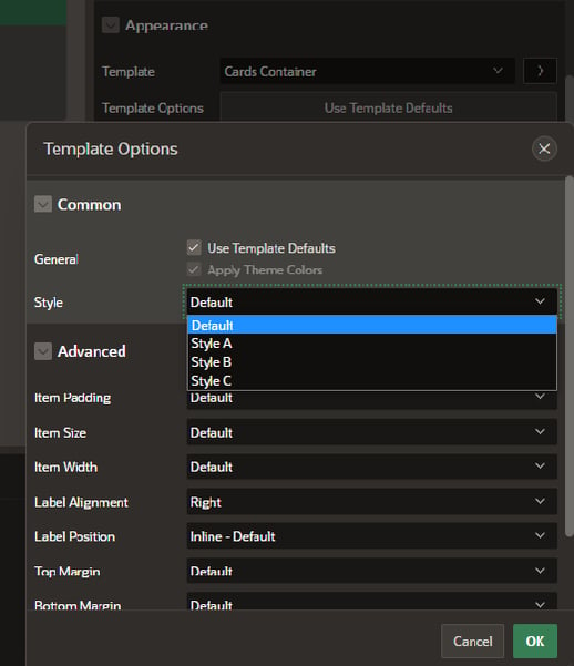 Oracle APEX Customisations