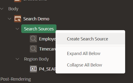 Create Search Source