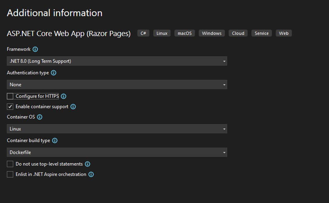 Deploying a .NET core app on OCI