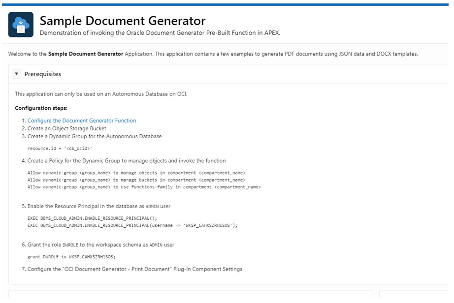 Document Generator in APEX: An alternative to AOP? 