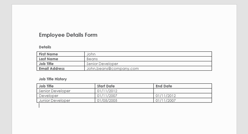 Generating PDF and Word Documents