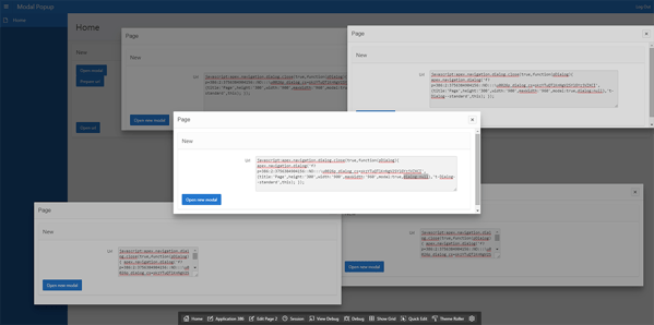 Modal Dialog Tips and Tricks