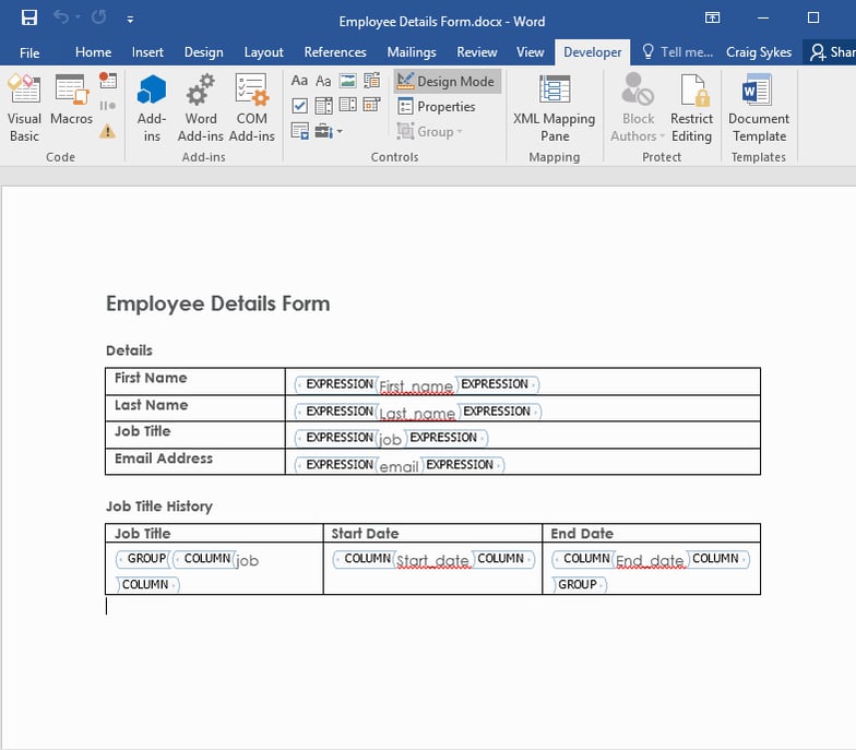 Generating PDF and Word Documents