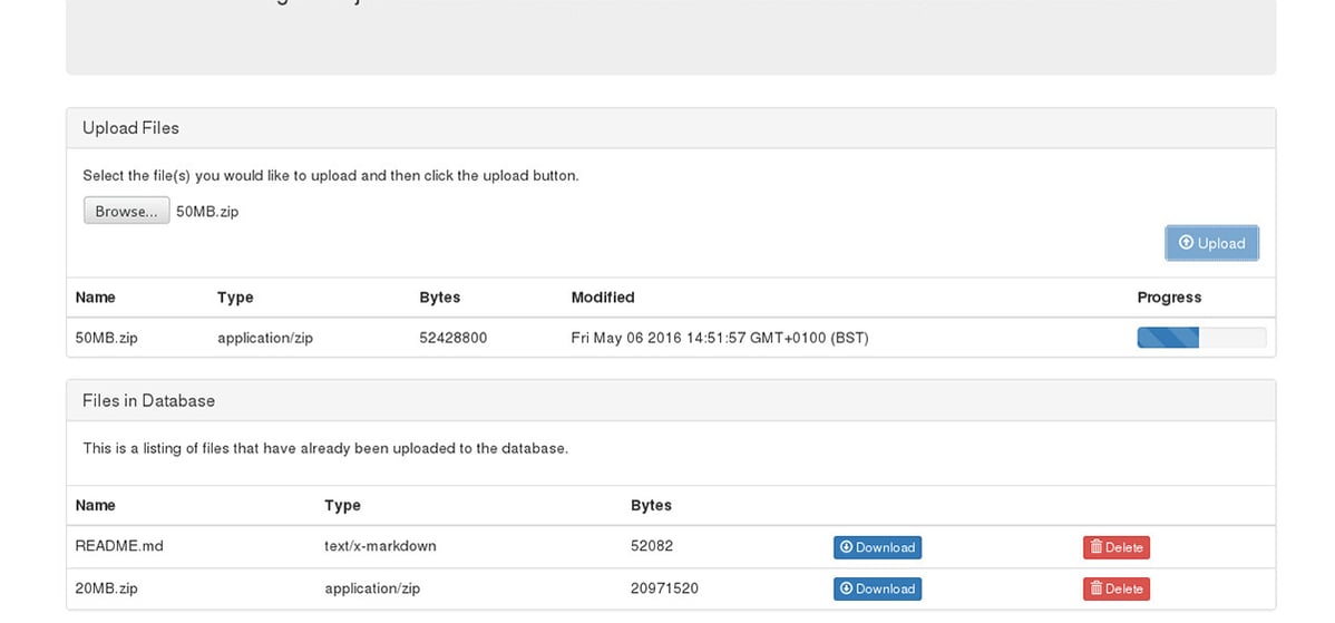 Chunked Upload and Download in APEX