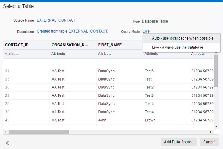 Managing Data Sources