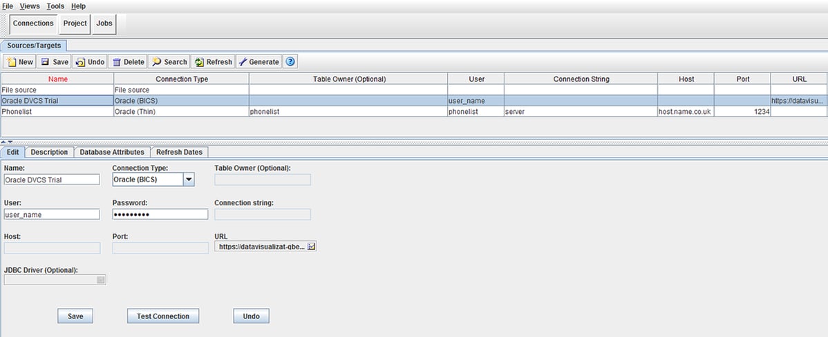 Managing Data Sources