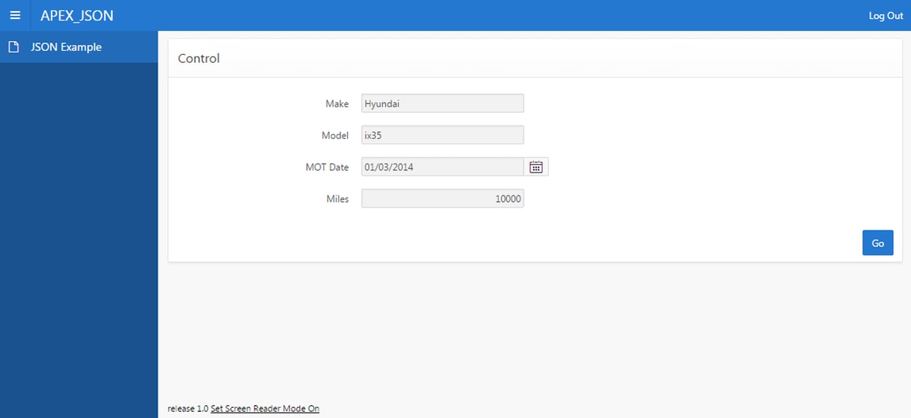 Parsing JSON in APEX 5.0