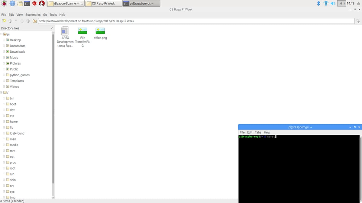 APEX Development on a Raspberry Pi