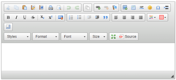 APEX 5.0 Rich Text Editor