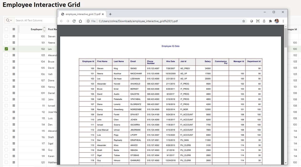 APEX 20.2 New Reporting Features