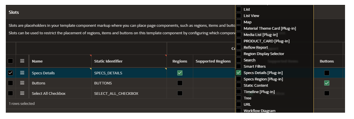 Improvements to Template Components in APEX 24.1