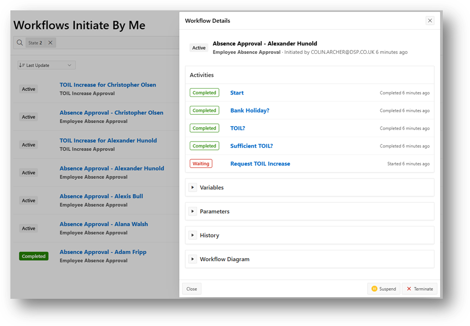 Invoking Workflows within Workflows – APEX 24.2