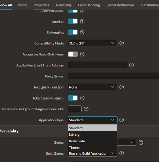 Oracle APEX 26.1 App Platform Changes
