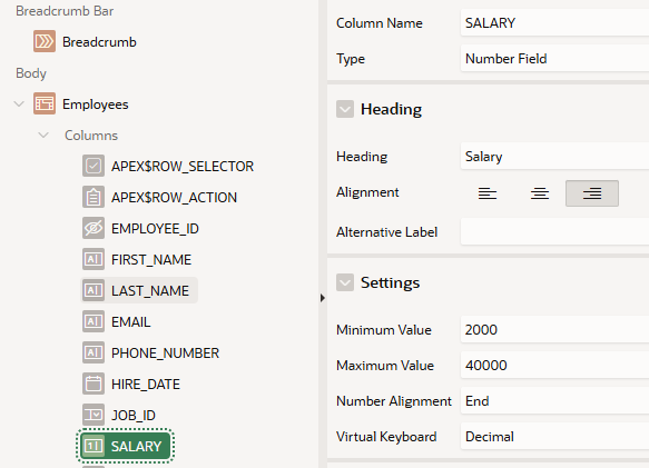 Oracle APEX Interactive Grid Validations