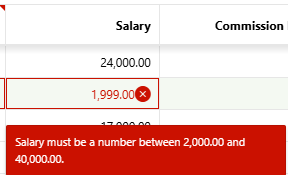Oracle APEX Interactive Grid Validations
