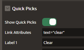 Oracle APEX quick picks