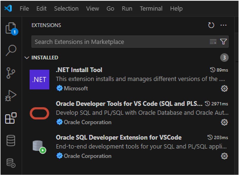 Oracle APEX v SQL Developer for VS Code