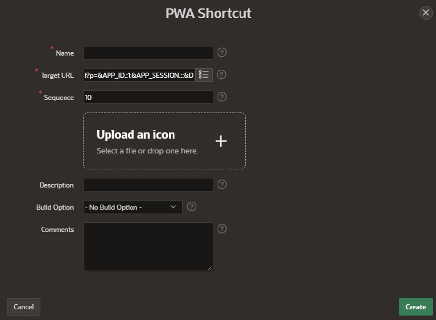 PWA Shortcut