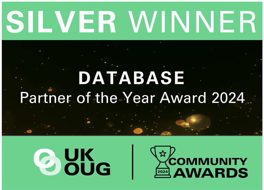 UKOUG Silver Winner Database Award 24