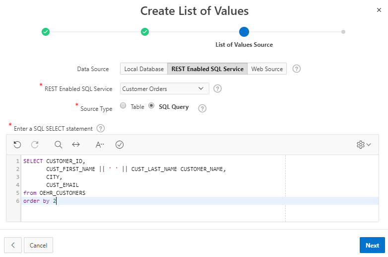 Create List of Values (2)